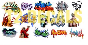 N Scale Custom Graffiti Decals #14