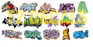 N Scale Custom Graffiti Decals #15