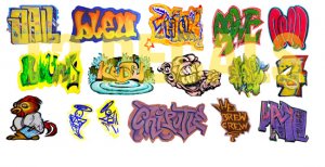 N Scale Custom Graffiti Decals #17