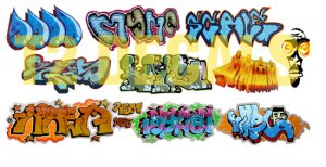 N Scale Custom Graffiti Decals #22