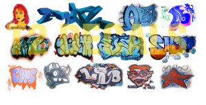 N Scale Custom Graffiti Decals #30
