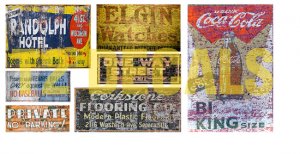 N Scale Ghost Sign Decals #1