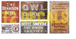 N Scale Ghost Sign Decals #2