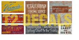 N Scale Ghost Sign Decals #10