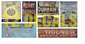 N Scale Ghost Sign Decals #13