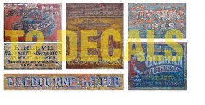 N Scale Ghost Sign Decals #14