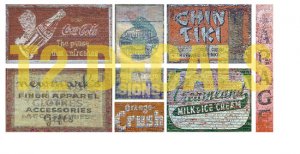 N Scale Ghost Sign Decals #17