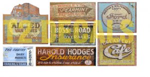 N Scale Ghost Sign Decals #19
