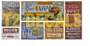 N Scale Ghost Sign Decals #21