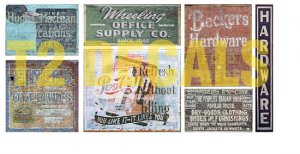 N Scale Ghost Sign Decals #26