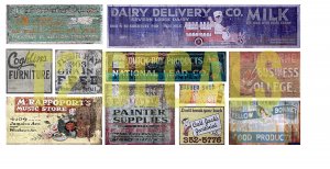 N Scale Ghost Sign Decals #33