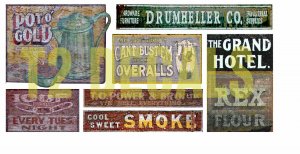 N Scale Ghost Sign Decals #37