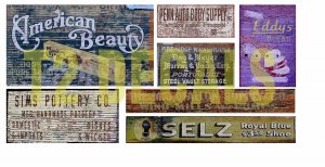 N Scale Ghost Sign Decals #38