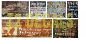 N Scale Ghost Sign Decals #39