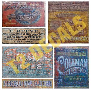 O Scale Ghost Sign Decals #14
