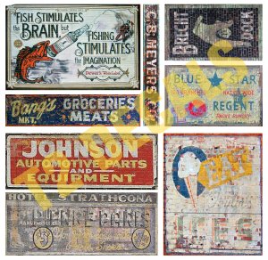 O Scale Ghost Sign Decals #15
