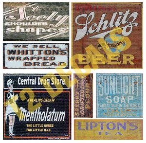 O Scale Ghost Sign Decals #16