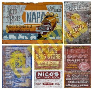 O Scale Ghost Sign Decals #21