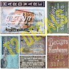 O Scale Ghost Sign Decals #26