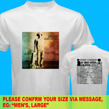 A10 Kenny Chesney No Shoes Nation Tour Date 2013 Tee T - Shirt SIZE S M L XL 2XL