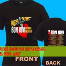 A02 Bon Jovi Because We Can Tour Date 2013 Tee T - Shirt SIZE S M L XL 2XL