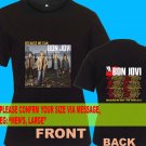 A04 Bon Jovi Because We Can Tour Date 2013 Tee T - Shirt SIZE S M L XL 2XL