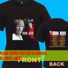A06 Bon Jovi Because We Can Tour Date 2013 Tee T - Shirt SIZE S M L XL 2XL