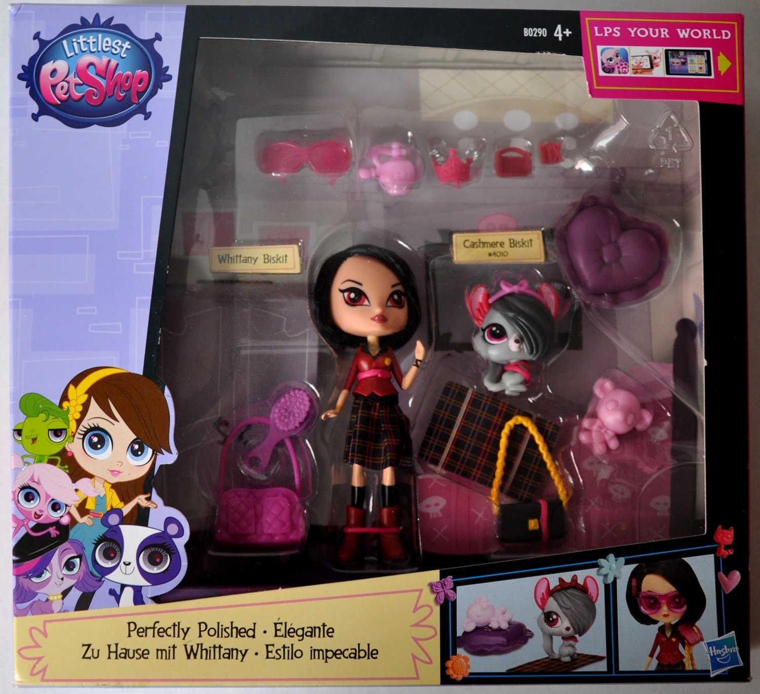 Rare Littlest Pet Shop Perfectly Polished Whittany Biskit & Cashmere