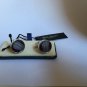 New Men Vintage Cuff Links Purple Cloth Chrome Design