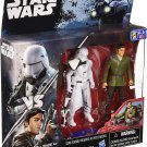 Star Wars Snowtrooper Officer and Poe Dameron Deluxe 3.75 Inch Action Figure Playset