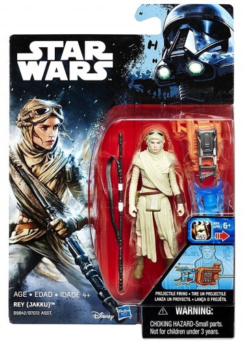 New STAR WARS REY JAKKU 2016 FORCE AWAKENS ROGUE ONE CARDED 3.75 INCH ACTION FIGURE