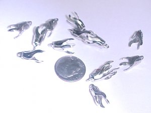 Vintage Silvertone Bead/Stone Caps  50Pcs S30  tnk-ent