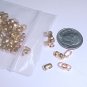 Vintage Goldtone Link Connectors  100Pcs  S129 tnk-ent