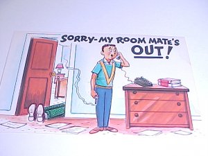Vintage Humor Post Card postcard #PCE  tnk-ent