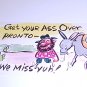 Vintage Humor Post Card postcard #PCD  tnk-ent