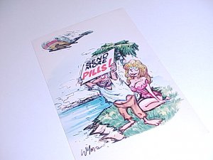 Vintage Humor Post Card postcard #PCB  tnk-ent