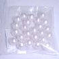 7mm White No Hole Pearls  24Pcs  A888  tnk-ent