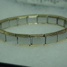 Gold/Silver Toned Expandable Metal Bracelet A463 tnk-ent