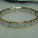 Gold/Silver Toned Expandable Metal Bracelet A464 tnk-ent