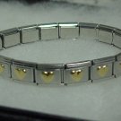 Gold/Silver Toned Expandable Metal Bracelet  A460 tnk-ent
