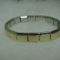 Gold/Silver Toned Expandable Metal Bracelet  A458 tnk-ent