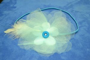 Blue Flower Hair Hand