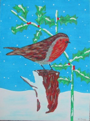 Bird In Winter