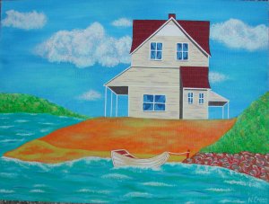 House On Stormy Lake