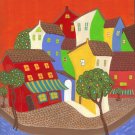 Multi coloured Town