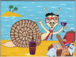 Snail on Beach