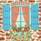 French Shutters with Flowers