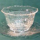 Cambridge Divided Mayo with Underplate Wheel-Cut Crystal