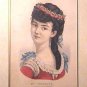 Currier & Ives Hand Colored Lithograph Framed