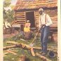 BLACK Americana COLOR PHOTO Postcard